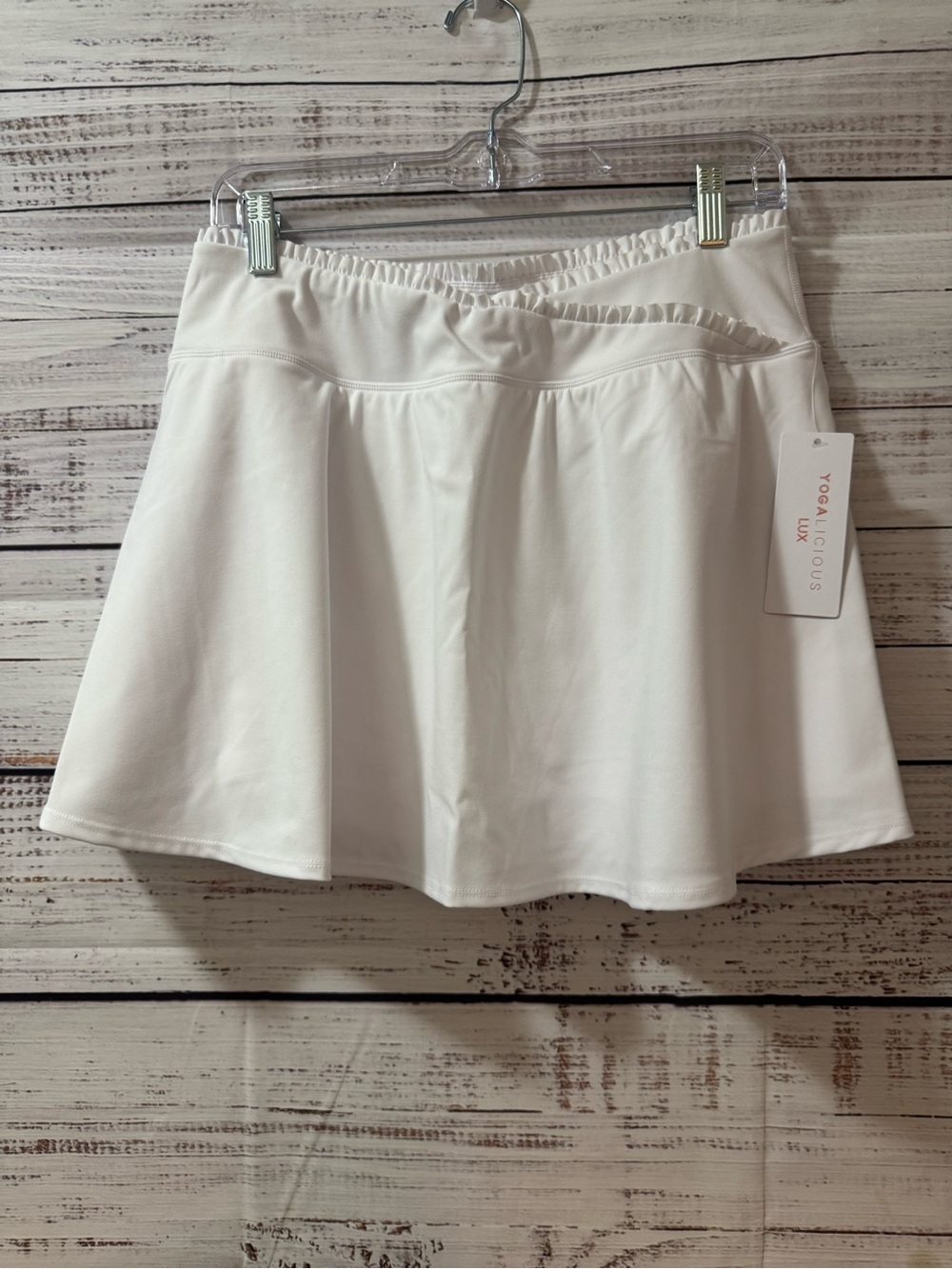 Yogalicious White Lux Kinsley Skort